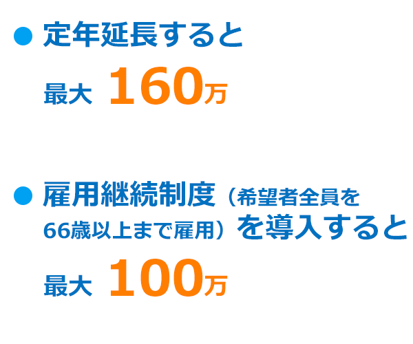 65歳超雇用推進助成金